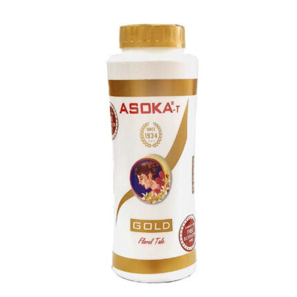 Asoka Gold Floral Talc