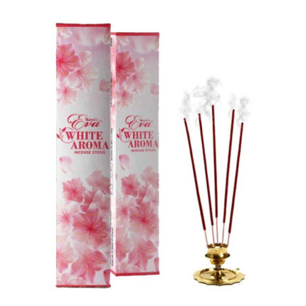 Koyas Eva White Aroma Incense Sticks -90g, Box Pack